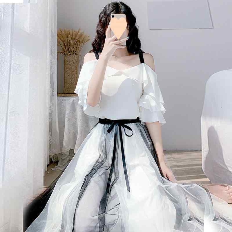 ワンピース レディース 春夏 セットアップ シフォン チュールスカート 膝丈 ミモレ丈 OL 通勤 きれいめ 上下セット フェミニン リゾート