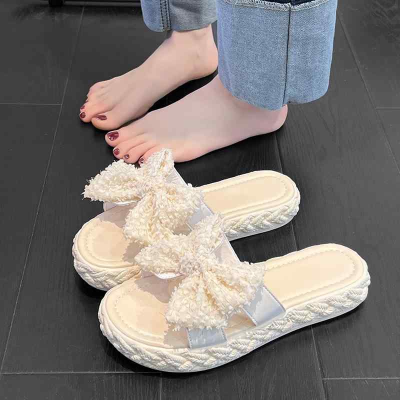 サンダル レディース 婦人靴 かわいい ぺたんこ 歩きやすい 履きやすい ミュール スリッパ ローヒール ..