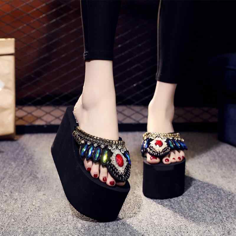 サンダル レディース 厚底 ビーチサンダル スタイルアップ 韓国 かわいい おしゃれ 普段使い 防水 EVA ..