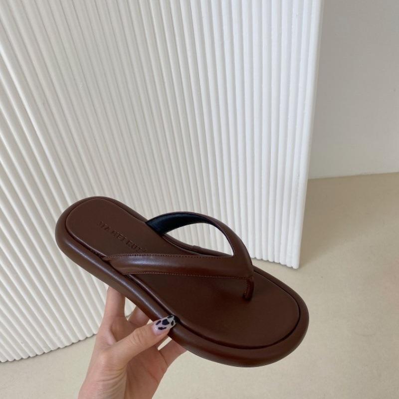 サンダル レディース 厚底 ビーチサンダル 韓国 普段使い 纤皮 杏色 接触冷感 増高 白 黒 ヒョウ柄