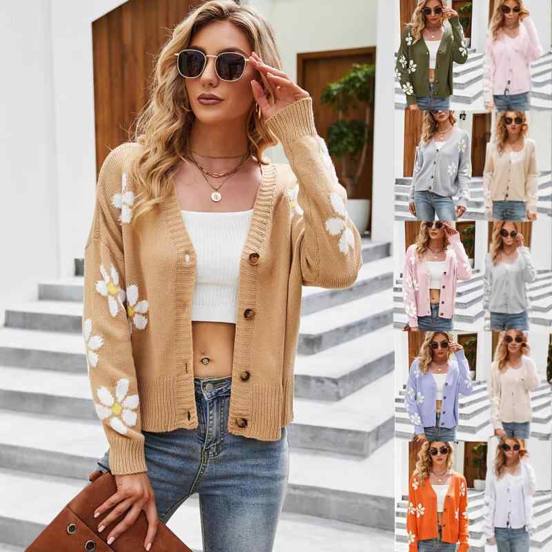 カーディガン レディース ニット Vネック ゆったり 長袖 トップス アウター 羽織り 上着 学院風 カジュアル かわいい 秋冬 ピンク系 グレー グリーン キャメル オレンジ パープル