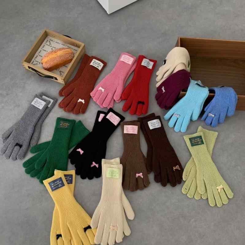 手袋 レディース スマホ対応 ニット手袋 秋冬 暖かい 指なし 手袋 ブラック グレー コーヒー色 カーキ ..