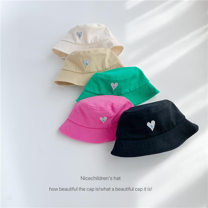 楽天ブリルビ帽子 フィッシャーマンハット レディース ハート柄 コットン 春夏 UVカット 日焼け防止 日よけ おしゃれ かわいい カジュアル ベージュ カーキ グレー ブラック 草緑 湖ブルー ピンク イエロー ローズレッド 南瓜ブラウン