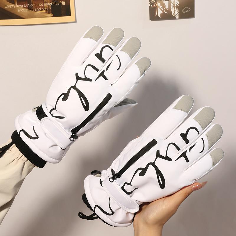 手袋 レディース 男性用 秋冬 防寒 グローブ スマートフォン対応 防風 撥水 自転車 バイク 登山 スキー 雪遊び ポリエステル