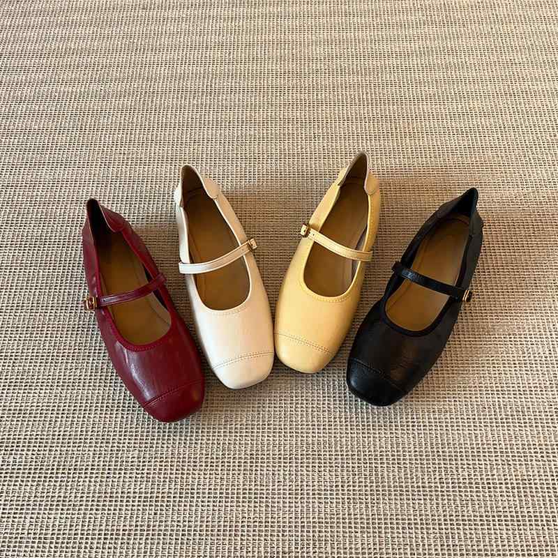 靴 レディース フラットパンプス マリージェーン ローヒール ラウンドトゥ 花柄 スリッポン ぺたんこ靴 超繊維 婦人靴 やわらか 歩きやすい 痛くない かわいい シンプル カジュアル 春