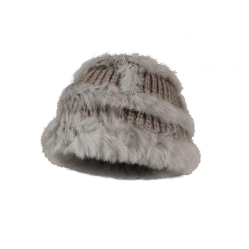ニット帽 レディース 秋冬 兔毛 あったか 防寒 保温 小顔効果 かわいい ふわふわ もこもこ 大判 柔らかい 暖かい 旅行 自転車 スキー スノボ プレゼント