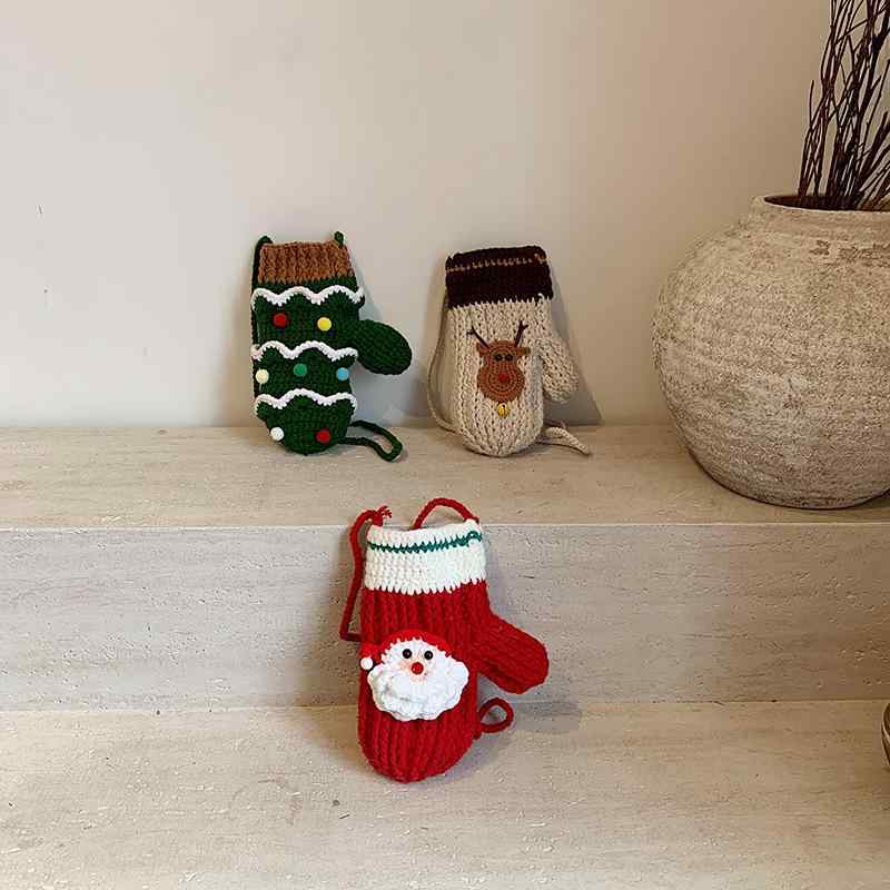 子供用バッグ 女の子 幼稚園 ニット