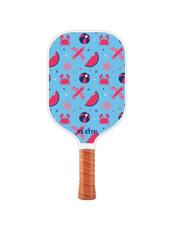 子供用ピックルボール ラケット グラスファイバー PPハニカムコア アウトドア スポーツ ギフト 軽量2