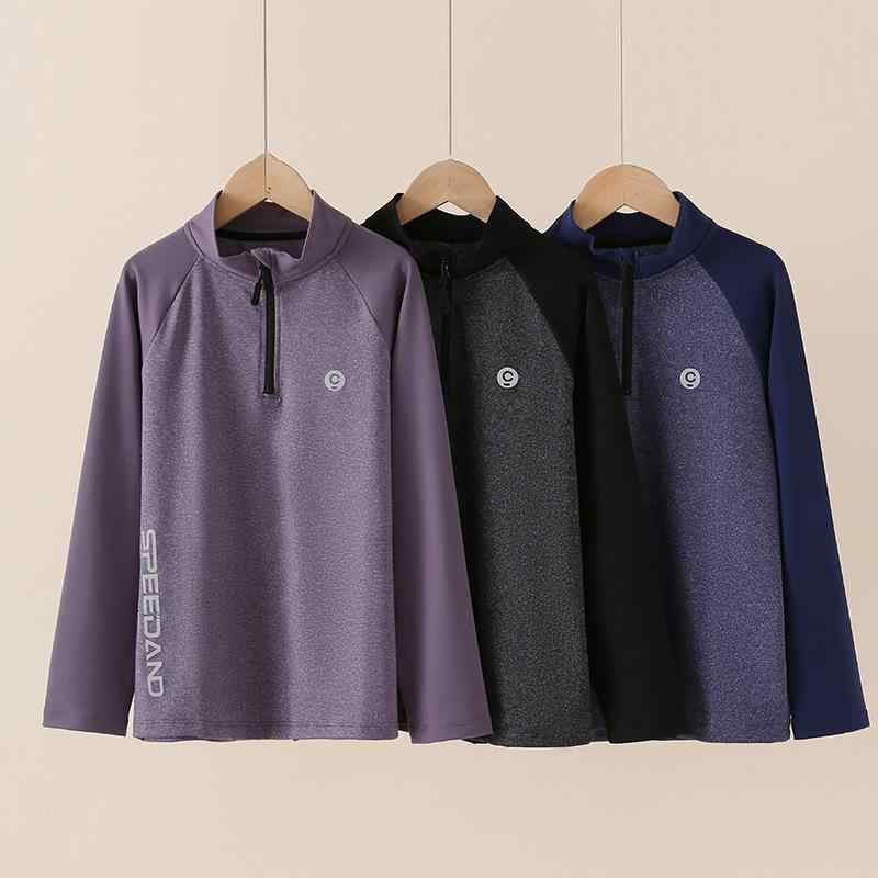 子供用スポーツ速乾性シャツ 男女兼用 アウトドア 長袖 アンダーシャツ 吸湿 速乾性 通気性 伸縮性 ス..