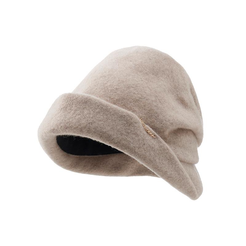 ベレー帽 レディース 秋冬用 ウール 帽子 小顔効果 保温 カジュアル ファッション 通勤 お洒落 かわいい2
