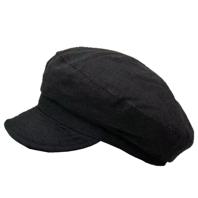 ベレー帽 レディース 春秋 キャップ おしゃれ 八角帽 遮光 日よけ帽子 旅行 お出かけ ブラック ベージ..