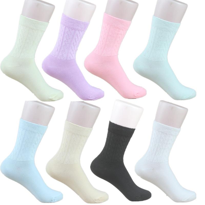 靴下 レディース 春秋 厚手 コットン 混紡 中筒 ソックス 12足 セット 防臭 吸汗 カジュアル 女性用 リブ 無地
