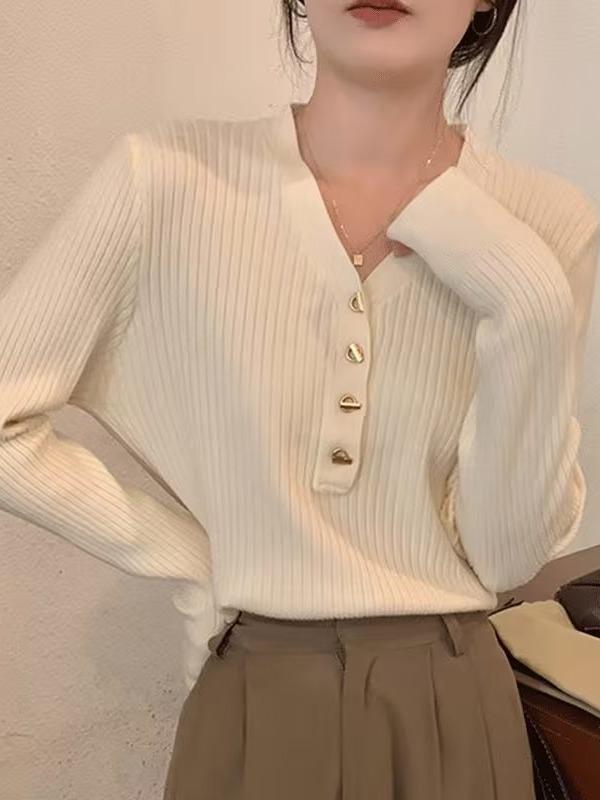 ニット レディース 大きいサイズ Vネック カーディガン 秋冬 トップス 長袖 コットン混紡 無地 ゆったり 杏色 黒 通勤 オフィス カジュアル