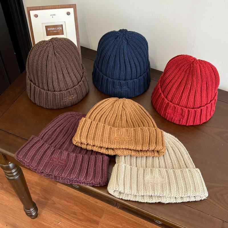 ニット帽 レディース 秋冬 ニット帽子 刺繡 あったか 毛糸 帽子 小顔効果 防寒 メンズ 調整可能 おしゃれ かわいい 普段使い 散歩 米灰色 黒