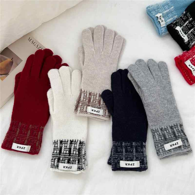 手袋 レディース ニット手袋 秋冬 スマートフォン対応 防寒 グローブ あったか かわいい 学生 自転車 ..