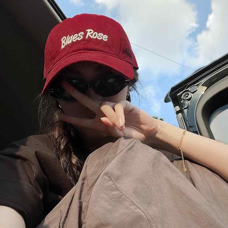 帽子 レディース ベースボールキャップ 小顔効果 秋冬 防寒 ニット帽 Rose 酒紅色 藏青色 黒色 灰色 白..