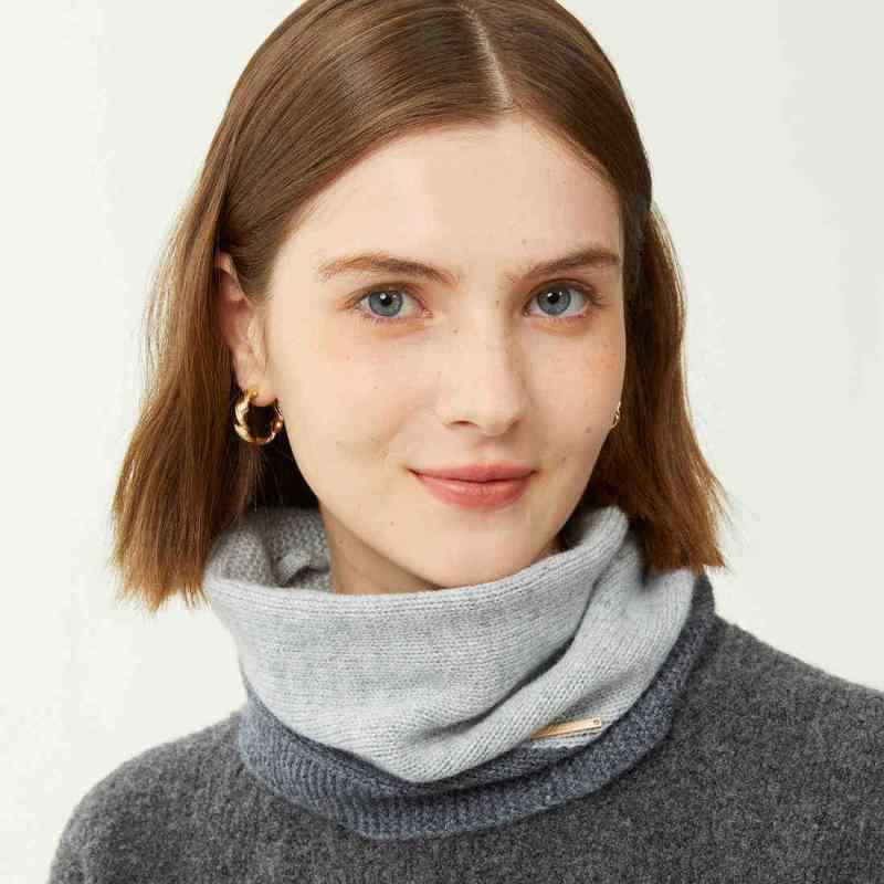 ニット帽 レディース 秋冬 羊毛100% 防寒 暖かい ネックウォーマー 灰色 ミルクティー色 茶色 スポーツ..