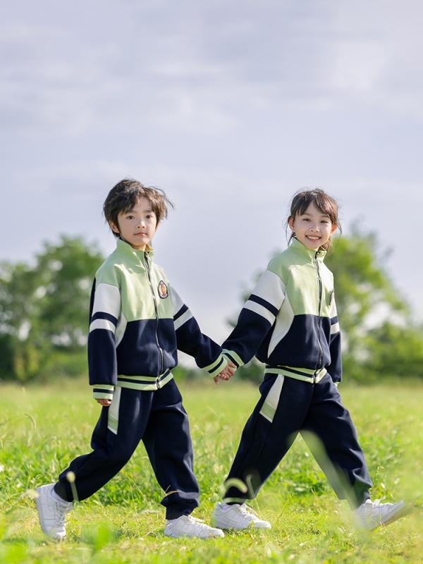 スクールウェア キッズ 幼稚園 保育園 小学生 ジャージ 上下セット 3点セット 長袖 スポーツウェア 綿 100 110 120 130 140 150 16...