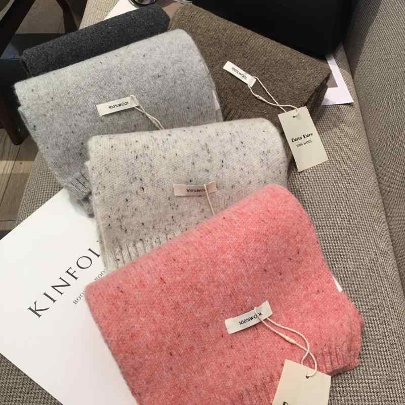 マフラー レディース ウール100% 羊毛 カシミヤ 秋冬 防寒 保温 寒さ対策 灰色 ピンク系 米白色 ワイン..