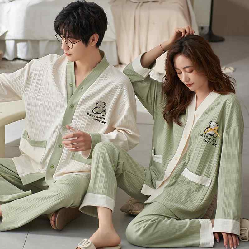 パジャマ レディース メンズ 長袖 春秋 夏 大 размеры ルームウェア ルームウェア リラックス ウェア ..