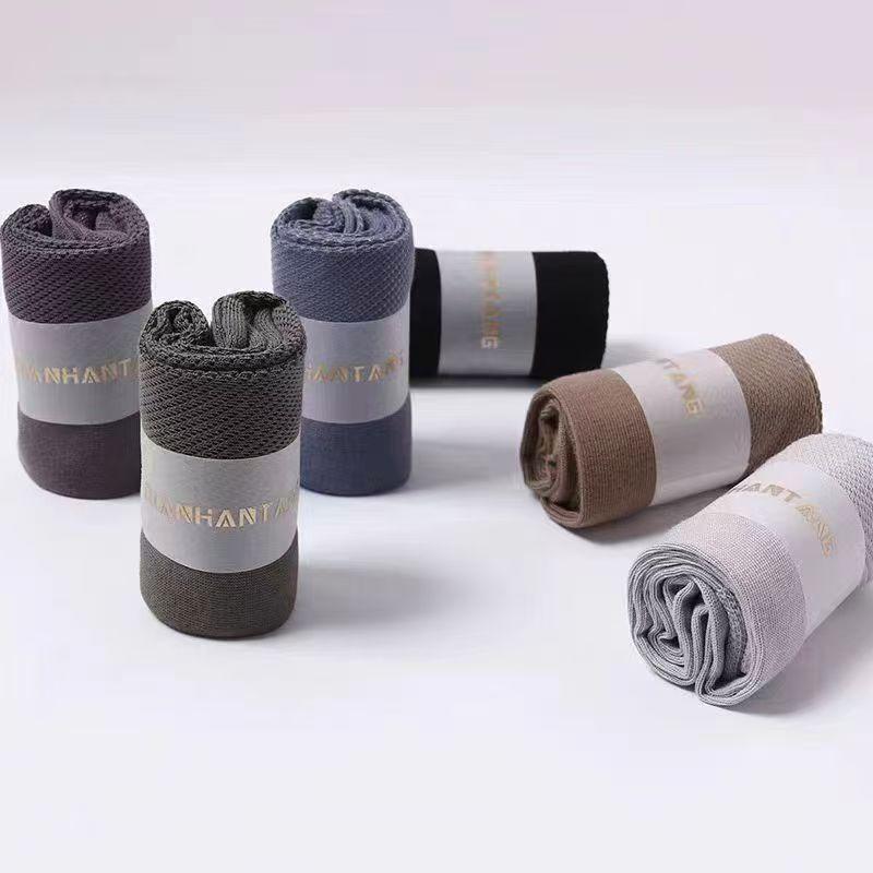 靴下 レディース メンズ 24秋冬 コットン 防臭 中筒 リブ プレーンカラー 黒 白 グレー スポーツ 普段..