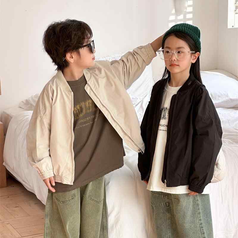 子供用 ジャケット 春秋 男女兼用 アウター 刺繡 野球 ジャンパー 90cm 100cm 110cm 120cm 130cm 140cm..