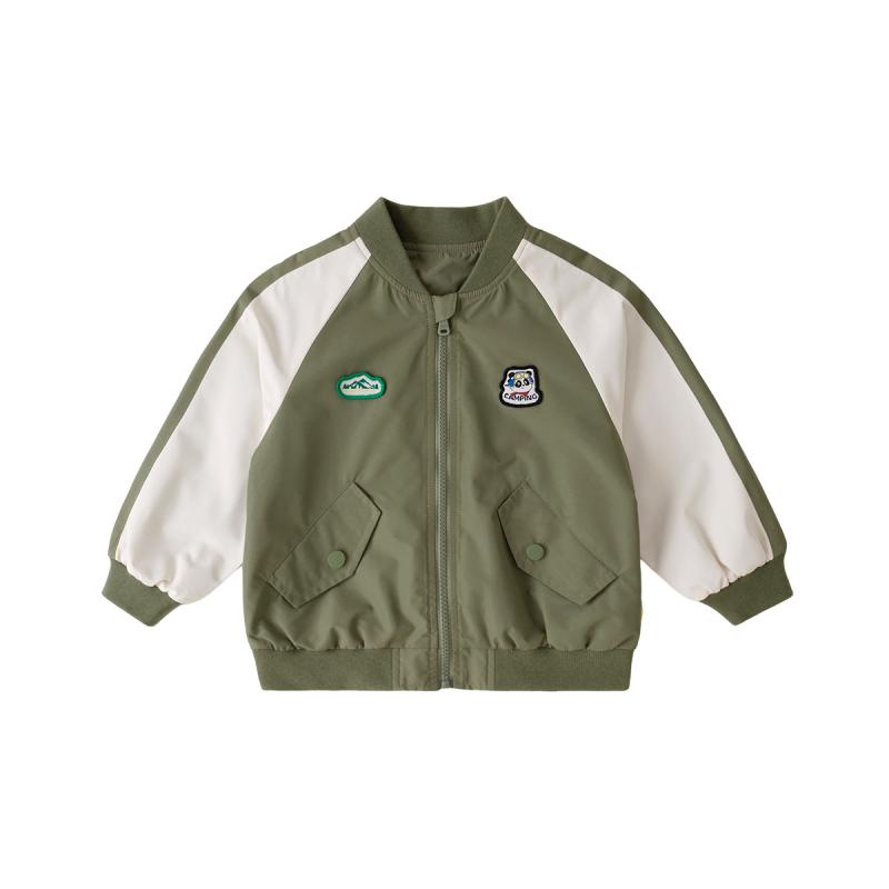 ジャケット キッズ 男女兼用 ベビー服 春秋 立襟 ポリエステル 80cm 90cm 100cm 110cm 120cm 130cm 140cm 幼児 子供服 アウター ジャンパー 羽織りもの 上着 普段着 部屋着 お出かけ 幼稚園 保育園