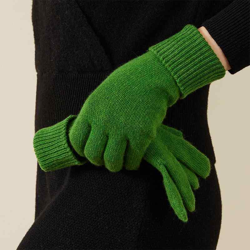 手袋 レディース ウール ニット 手袋 秋冬 防寒 暖かい スマートフォン対応 指切り オープンフィンガー..