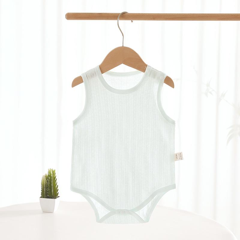 ベビー服 ロンパース 夏 新生児 赤ちゃん 綿 ノースリーブ 薄手 通気性 涼しい カバーオール パジャマ 部屋着 かわいい 普段使い 出産祝い プレゼント 59cm 66cm 73cm 80cm 90cm