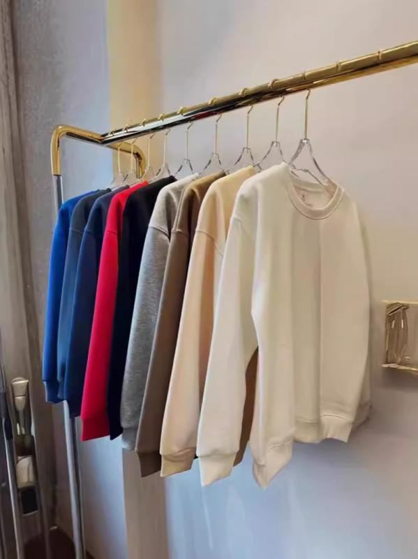 スウェット レディース メンズ ユニセックス ラウンドネック プルオーバー 厚手 裏起毛 ゆったり 無地 ..