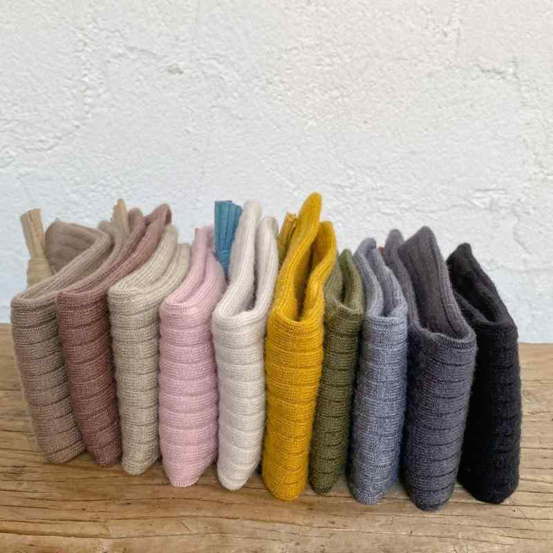 靴下 ベビー靴下 春夏 幼児 女の子 ソックス 中筒ソックス 通気性 吸汗性 精梳綿 かわいい 蝶結び 深棕..