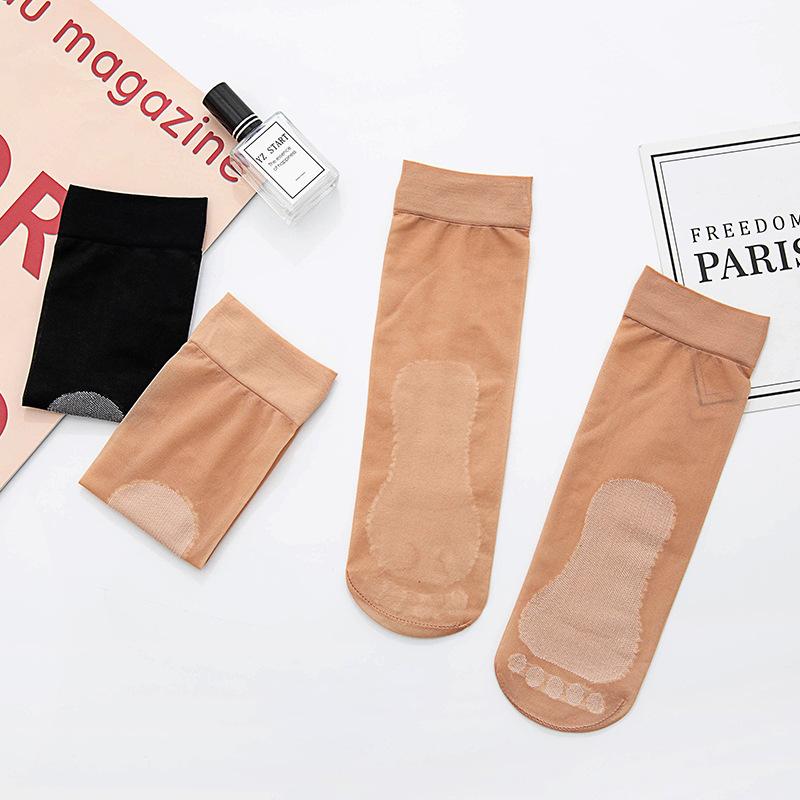 靴下 レディース 秋冬 厚手 コットン 混紡 吸汗性 伸縮性 無地 カジュアル スタイル2