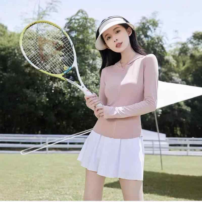 日焼け防止 レディース 接触冷感 ラッシュガード パーカー 薄手 スポーツウェア ポリエステル 無地 長袖 ジップアップ 紫外線対策 フード付き 普段使い 韓国 ブラック ホワイト グレー ピンク系