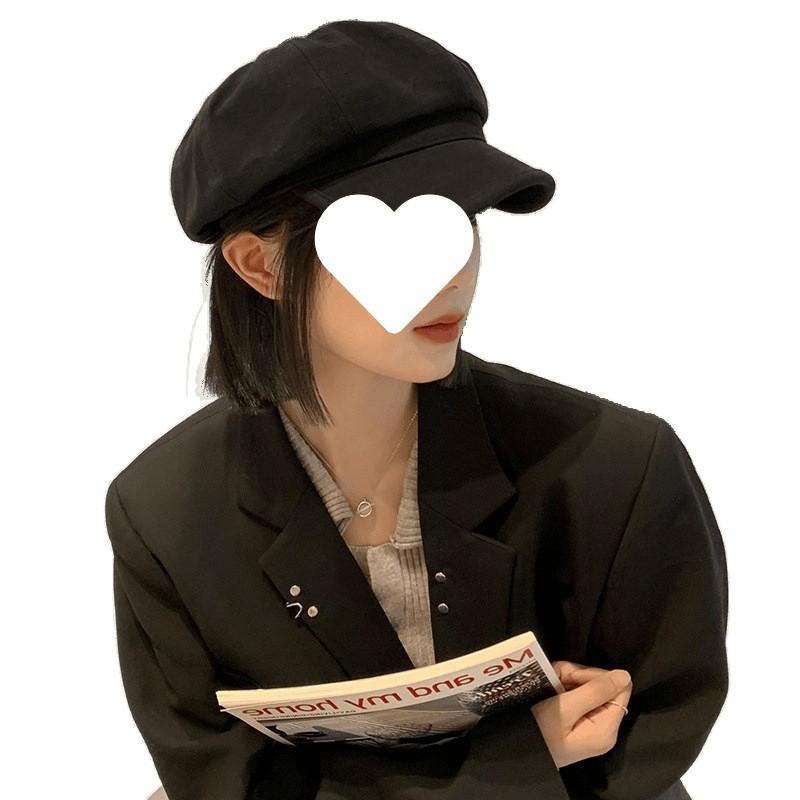 ベレー帽 レディース 春夏 キャスケット 帽子 黒 UVカット 小顔効果 麻 おしゃれ ミリタリー ワークキ..