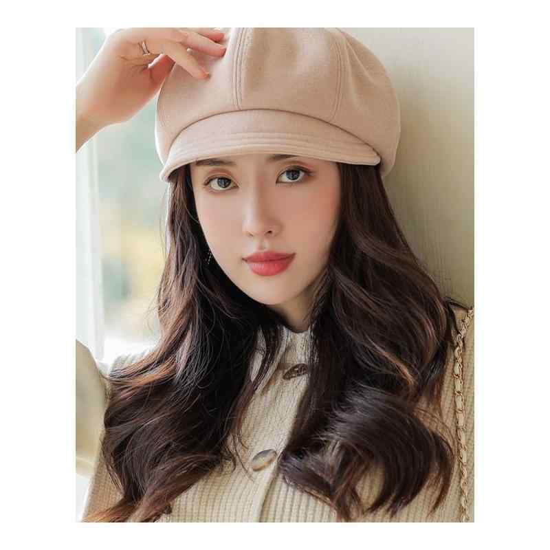 帽子 レディース 秋冬 八角帽 おしゃれ かわいい 小顔効果 暖かい 羊羔毛 防寒 白色 黒色 コーヒー 普段使い お出かけ