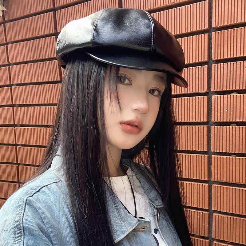 帽子 秋冬用 小顔効果 ベレー帽 八角帽子 男性用 女性用 ブラック コーヒー カーキ ベージュ グリーン ..