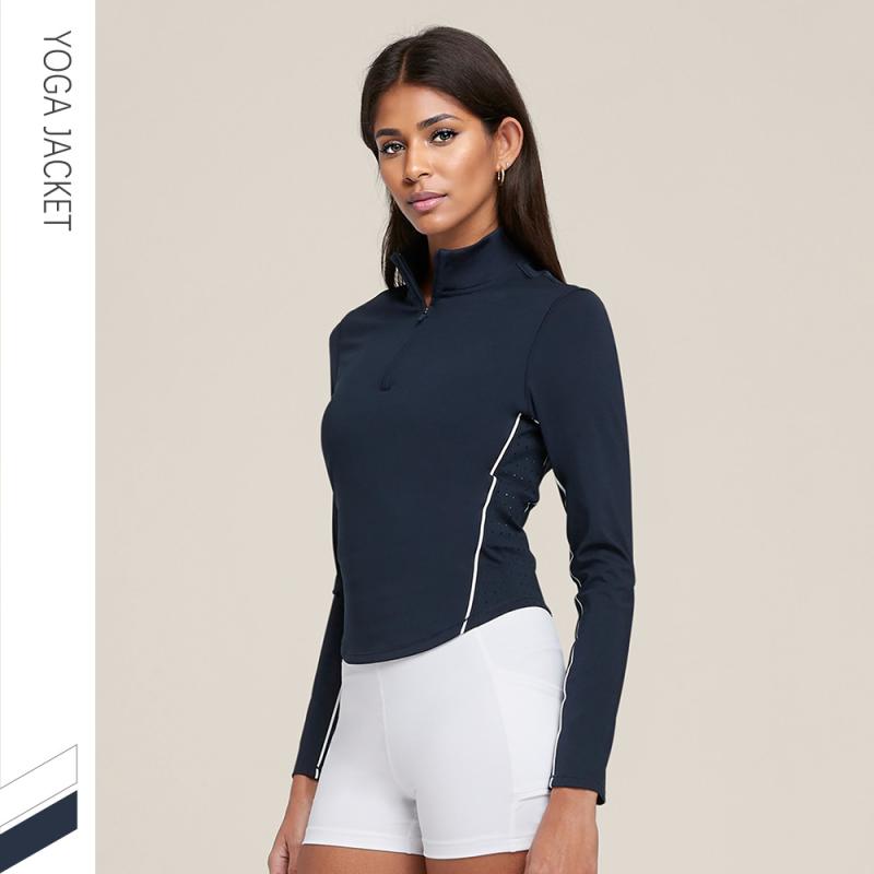 ヨガウェア レディース スポーツトップス 長袖 トレーニングウェア 伸縮性 吸湿速乾 ランニング ピラテ..