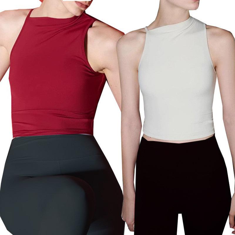 ヨガウェア レディース 高伸縮 スポーツブラ タンクトップ 吸湿速乾 ノースリーブ トップス フィットネス ウェア トレーニング ランニング ジム 春夏