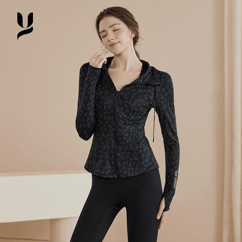 ヨガウェア レディース スポーツジャケット 秋冬 長袖 トレーニング ランニング フィットネス サイクル プラティ ピラティス トップス 女性用 ポリエステル 吸湿速乾 ストレッチ