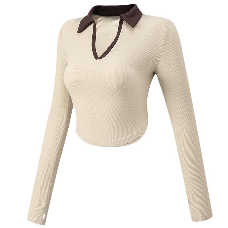 Tシャツ レディース ヨガウェア 長袖 スポーツトップス トレーニングウェア ジム 運動着 フィットネスウェア 伸縮性 吸湿速乾