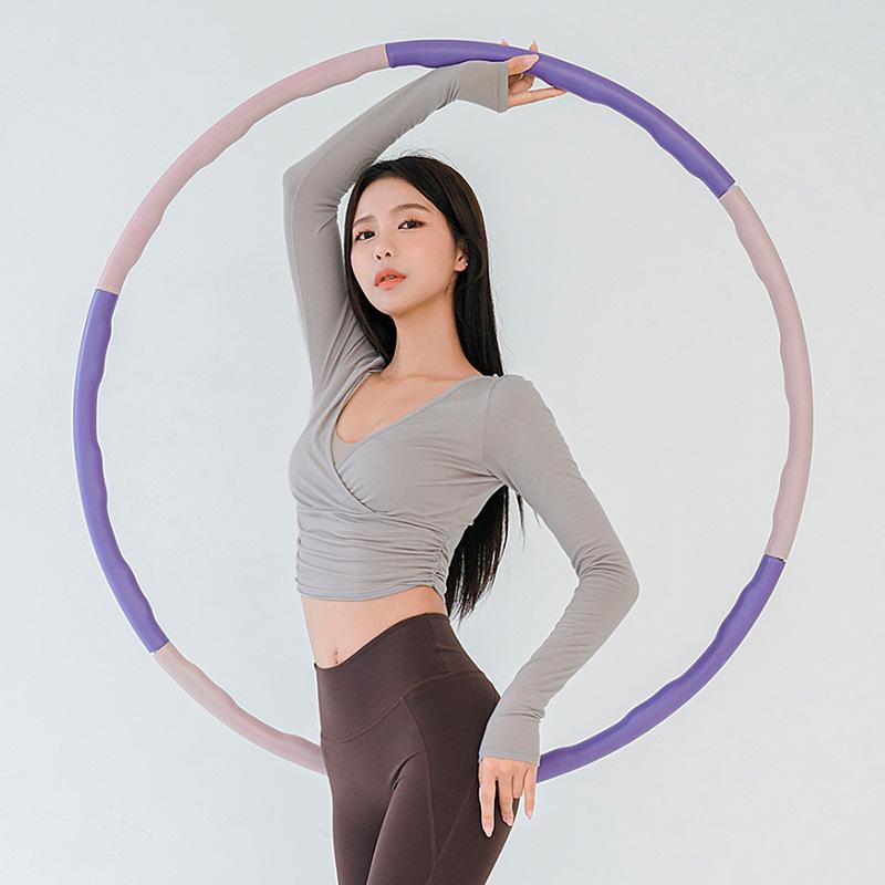 Tシャツ レディース 長袖 Vネック ヨガウェア ランニング ウェア スポーツウェア トップス 接触冷感 吸湿速乾 ストレッチ 伸縮性 運動着 ダンス 春秋 薄手