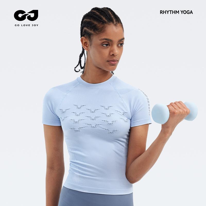 ヨガウェア レディース Tシャツ 半袖 スポーツウェア トレーニングウェア ランニング 吸湿速乾 ジム フィットネス 運動着 プラティ ストレッチ 大きいサイズ ブラック グレー ブルー パープル ホワイト