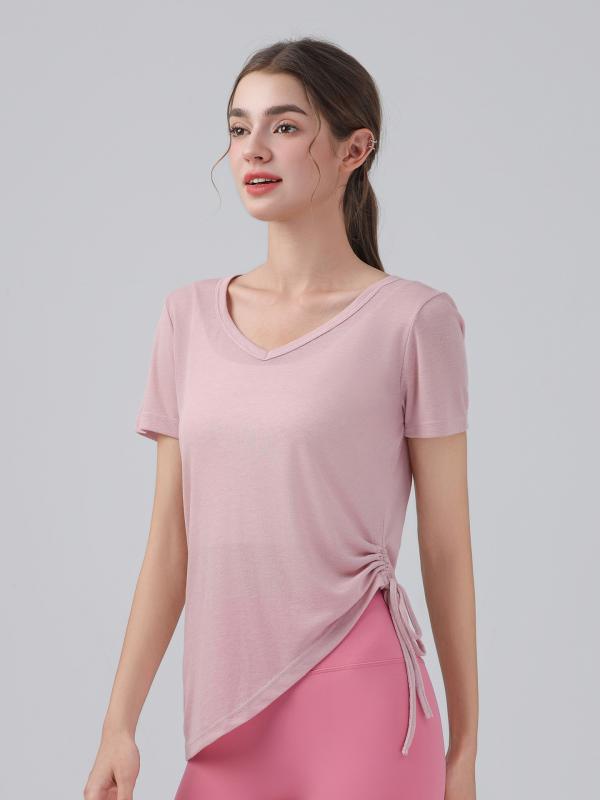 Tシャツ レディース 薄手 半袖 接触冷感 ランニング サイクル ウェア スポーツ ウェア ヨガ トップス ..