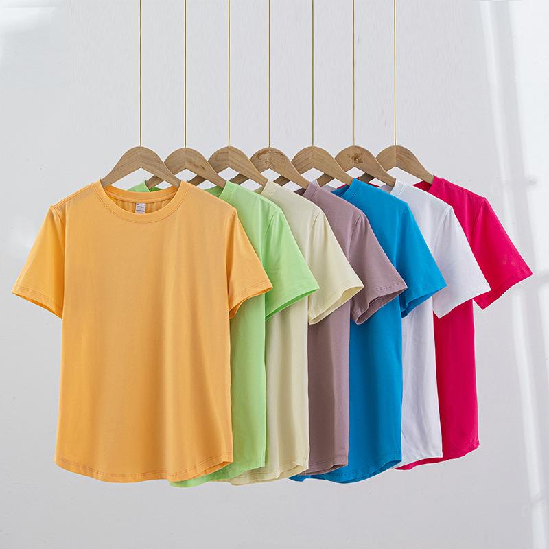 ヨガウェア レディース トップス 半袖 ランニング スポーツ ウェア Tシャツ トレーニング 接触冷感 吸湿速乾 ストレッチ 普段使い ルームウェア 黒 白