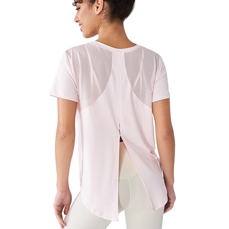 ヨガウェア レディース Tシャツ 半袖 速乾 ルーズフィット トレーニングウェア トップス 春夏秋冬 接触..