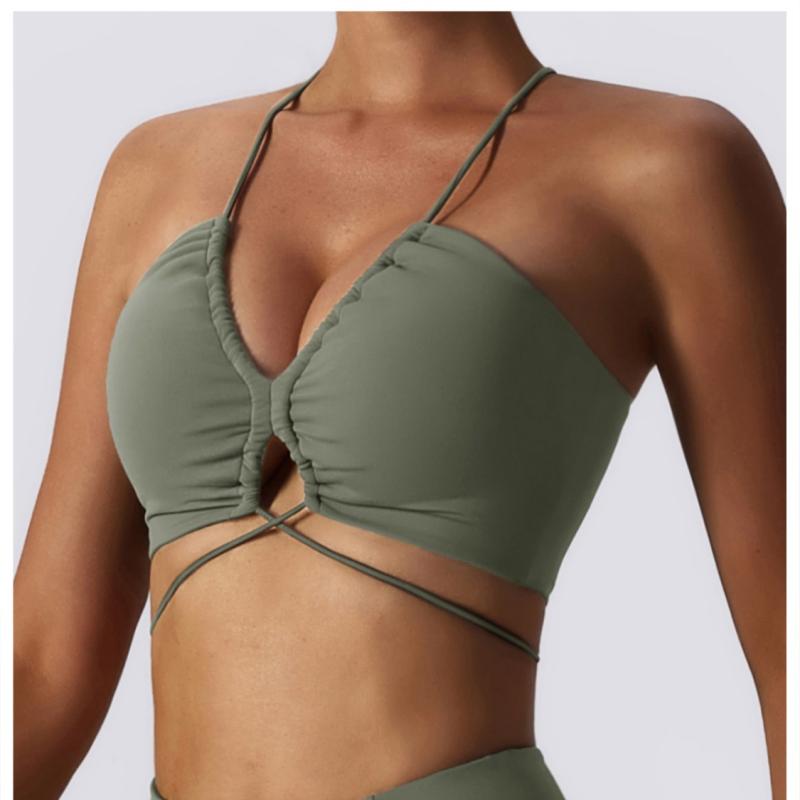 ヨガウェア レディース 上下セット Vネック ノースリーブ トップス ハイウエスト 微フレアパンツ 吸湿速乾 スポーツウェア トレーニングウェア ルームウェア 普段使い 部屋着 春夏 秋冬 オリーブグリーン ネイビー ブラック オフホワイト