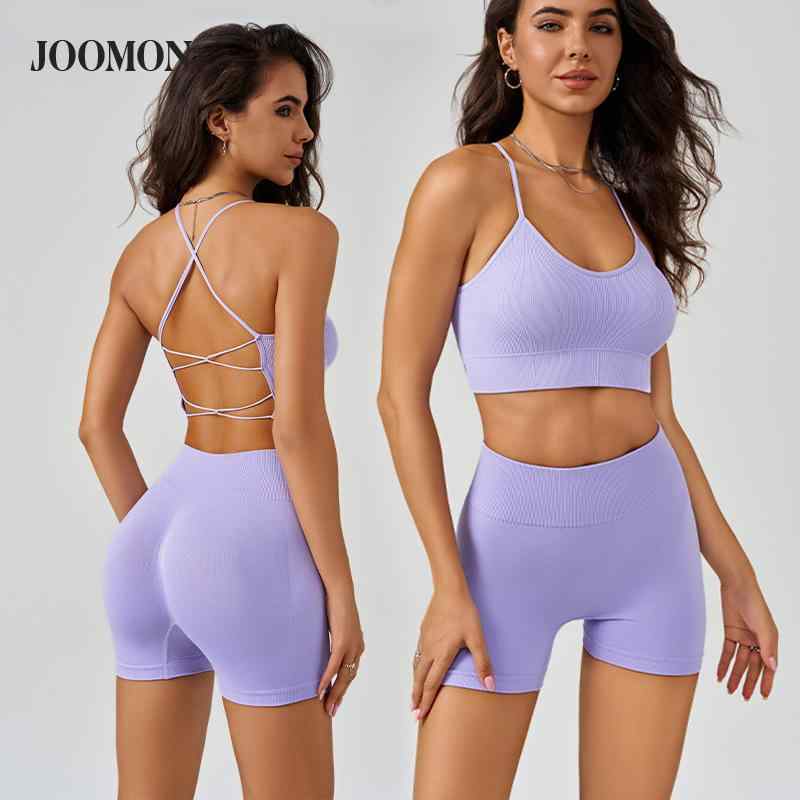 ヨガウェア レディース セットアップ ノースリーブ トップス 3分丈 ヨガパンツ 上下セット 速乾性 スポーツウェア トレーニングウェア フィットネス ベージュ ワインレッド グリーン レッド パープル ブルー ブラック S M L ランニング 運動 普