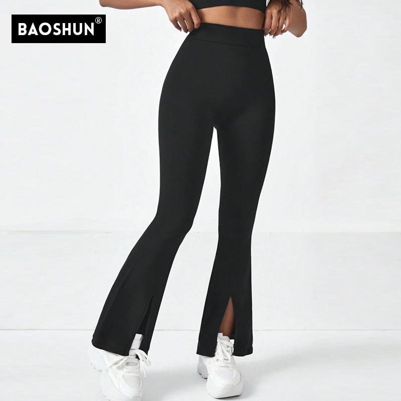 ヨガパンツ レディース ローライズ スキニー レギンス スリット ストレッチ 伸縮性 美脚 ヒップアップ ..