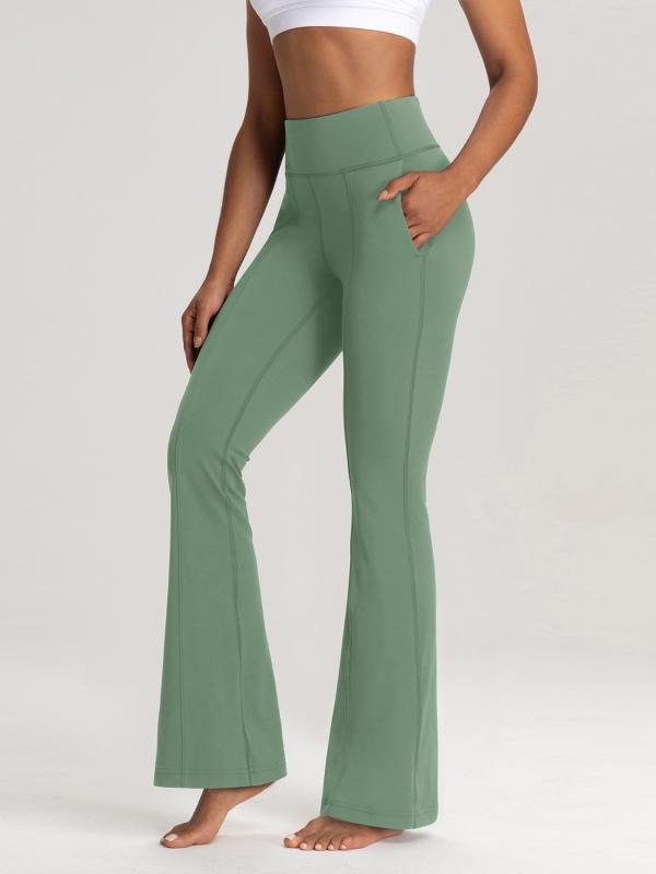 パンツ レディース ヨガパンツ サイドポケット付き 高ストレッチ ハイウエスト 美脚 ゆったり 快適 リラックス ルームウェア 普段使い 春夏秋冬 紺 黒 グレー ブラウン