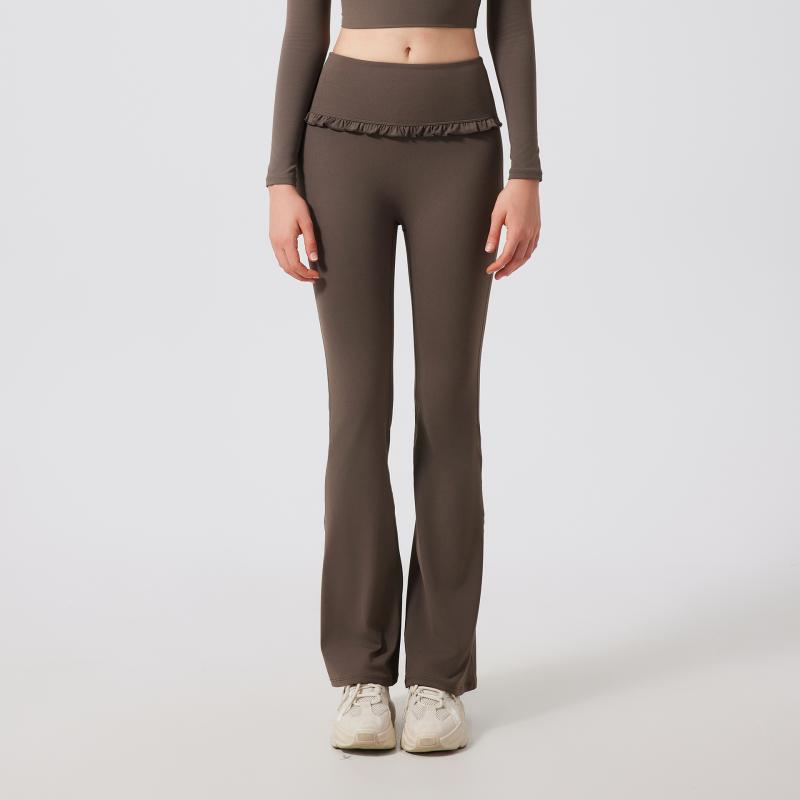 ヨガパンツ レディース 高腰 スキニー スポーツ ウェア フレアパンツ トレーニングパンツ レギンス ス..